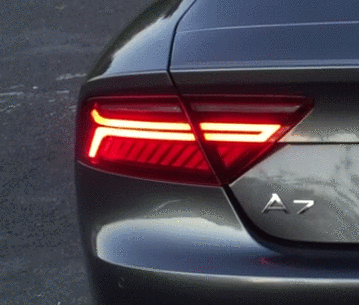 Audi A7 pre facelift Semi-Dynamic Indicators