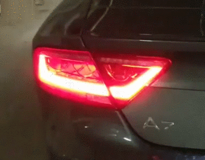 Audi A7 pre facelift Semi-Dynamic Indicators
